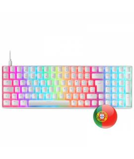 Mars Gaming MKULTRA Teclado Gaming Premium - 96% Compacto - Teclas PBT Pudding - Iluminacion RGB Chroma - Switches OUTEMU SQ - U