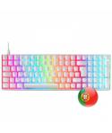 Mars Gaming MKULTRA Teclado Gaming Premium - 96% Compacto - Teclas PBT Pudding - Iluminacion RGB Chroma - Switches OUTEMU SQ - U