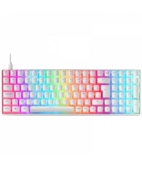 Mars Gaming MKULTRA Teclado Gaming Premium - Tamaño Compacto 96% - Teclas PBT Pudding - Iluminacion RGB Chroma - Switches OUTEMU