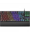 Mars Gaming MKXTKL Teclado Mecanico - Diseño TKL Compacto - Iluminacion RGB Multiefectos - Switches OUTEMU SQ - Reposamuñecas Er