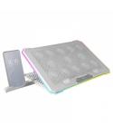 Mars Gaming MNBC13 Base de Refrigeracion Avanzada - 13 Ventiladores Ultrasilenciosos - Iluminacion RGB Personalizable - 2 Puerto
