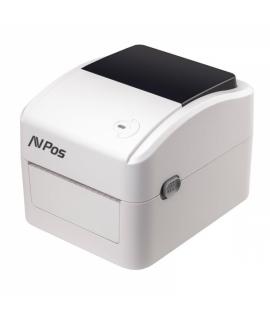 AVPos AVP-E42 Impresora Termica de Etiquetas - Resolucion 203 DPI - Velocidad 152 mm/s - USB - Color Blanco