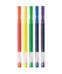 Xiaomi High-Capacity Pack de 5 Boligrafos de Gel - Punta 0.5mm - Alta Capacidad - Secado Rapido - Colores Surtidos
