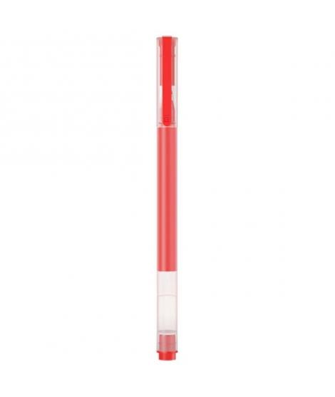 Xiaomi High-Capacity Caja de 10 Boligrafos de Gel - Punta 0.5mm - Alta Capacidad - Secado Rapido - Color Rojo