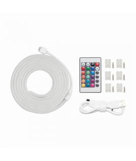 Vention Tira de Luces LED de Neon - Control Remoto - USB 5V - 2m - Flexible y Duradera - Resistente al Agua IP65 - Color Varios