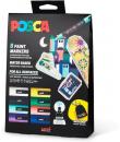 Posca Edicion Limitada Pack de 8 Marcadores de Pintura PC5M + Regalo Bolsa de Tela - Punta Redondeada 1.8-2.5mm - Tinta Base al 