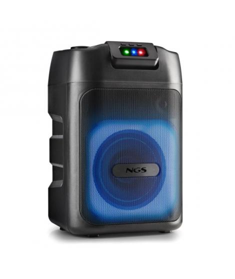 NGS Wild Club Altavoz Portatil 80W TWS Bluetooth 5.2 - Iluminacion Laser al Ritmo de la Musica - USB, TF y Aux In - Autonomia ha