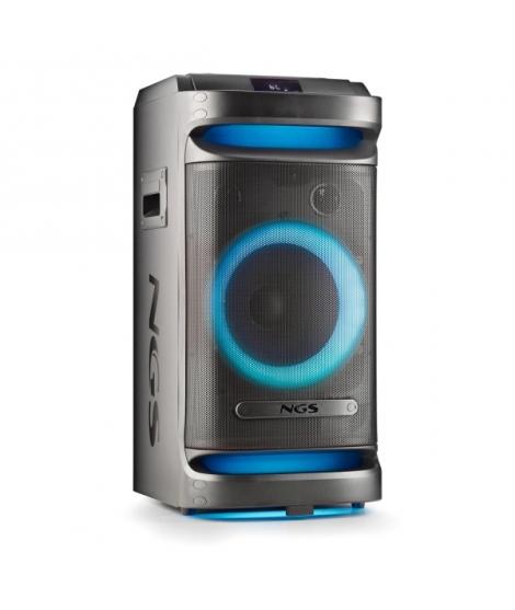 NGS Wild Space 1 Altavoz Portatil 900W Bluetooth 5.3 con Woofer 10" - USB y AUX - Iluminacion LED - Autonomia hasta 6h - Incluye