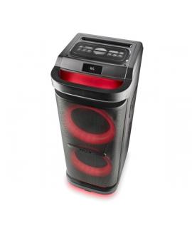 NGS Wild Space 2 Altavoz DJ 2000W Bluetooth 5.3 con Woofer 10" - USB y AUX - Iluminacion LED - Mando a Distancia - Color Negro