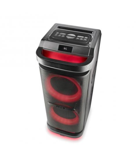 NGS Wild Space 2 Altavoz DJ 2000W Bluetooth 5.3 con Woofer 10" - USB y AUX - Iluminacion LED - Mando a Distancia - Color Negro