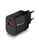 NGS Bud 45W Cargador Universal de Pared 45W Ultrarapido - 1x USB-C PD & PPS, 1x USB-A QC 3.0 - Color Negro