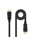 Nanocable Cable Displayport 1.4 DP/M-DP/M - Longitud 1m - Soporta Resoluciones de Video de hasta 8K - Color Negro