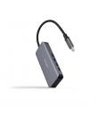 Nanocable Hub USB-C 3.2 con 4x Puertos USB-C 3.2 - Velocidad de Transferencia de hasta 5Gbps - Cable de 0.10m