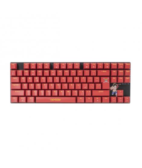 FR-TEC Teclado Mecanico Gaming TKL Compacto One Piece Luffy - Retroiluminacion - Anti-Ghosting - Cable Trenzado - Compatible con
