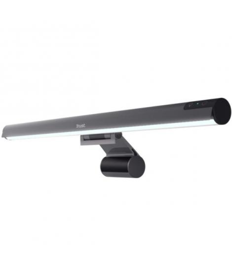 Trust Shyne Lampara para Monitor - Luz Calida, Tenue o Blanca y Brillante - Ajuste de Brillo - Carcasa de Aluminio