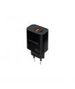 Nanocable Cargador de Pared USB-C/PD + USB-A/QC 20W - Color Negro