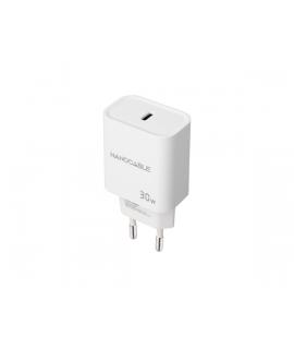 Nanocable Cargador de Pared USB-C/PD 30W - Color Blanco
