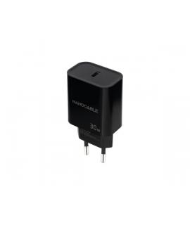 Nanocable Cargador de Pared USB-C/PD 30W - Color Negro