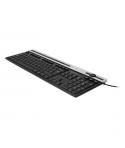 Unykach A2930 Teclado USB con 105 Teclas + 12 teclas multimedia - Teclas planas - Color Negro