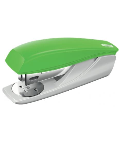 Petrus 210 Recycle Grapadora de Sobremesa - Grapa hasta 25 Hojas - 96% de Plastico Reciclado - Grapado Abierto, Cerrado y Clavad
