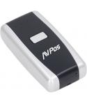 AVPos Lector de Codigos Portatil BT01 - Codigos 1D, 2D y QR - USB y serie - Bluetooth - 1000mAh - Color Negro