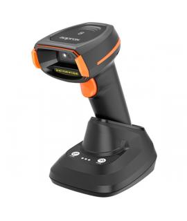 Approx Lector de Codigos de Barras 1D/2D Inalambrico con Base de Carga - Indicador LED, Beeper y Vibracion - Velocidad de Escane