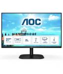 AOC Monitor 27" WLED FullHD 75Hz - Angulo de Vision 178° - 16:9 - HDMI, VGA, Audio - VESA 100x100