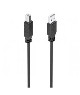 Aisens Cable USB 2.0 con Amplificador - Tipo A/M-B/m - 15m - Color Negro
