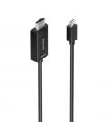 Aisens Cable Conversor MINI DP a HDMI 4K@60HZ - MINI DP/M-HDMI/M - 2.0m - Color Negro