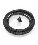 Aisens Organizador de Cable en Espiral 25mm - 6.0m - Color Negro