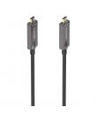 Aisens Cable USB 3.1 GEN2 10GBPS AOC 4K@60HZ 3A 60W E-MARKER - Tipo USB-C/M-USB-C/M - 15m - Color Negro