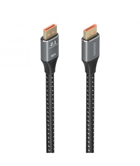 Aisens Cable DISPLAYPORT V2.1 16K@60HZ 80GBPS - DP/M-DP/M - 1.0m - Color Negro
