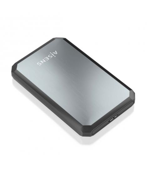 Aisens Caja Externa 2,5" ASE-2529B 9.5mm SATA a USB 3.0/USB3.1 GEN1 - Color Negro/Gris