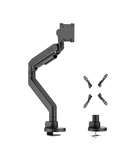 Aisens Soporte de Mesa PRO Contrapeso Giratorio e Inclinable para Monitor/TV 27kg (3 Pivotes - 1 Brazo) de 24-57 - Color Negro