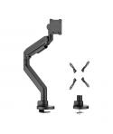 Aisens Soporte de Mesa PRO Contrapeso Giratorio e Inclinable para Monitor/TV 27kg (3 Pivotes - 1 Brazo) de 24-57 - Color Negro