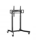 Aisens Soporte de Suelo Motorizado PRO con RuedaS para Monitor/TV 120kg de 55-100 - Color Negro