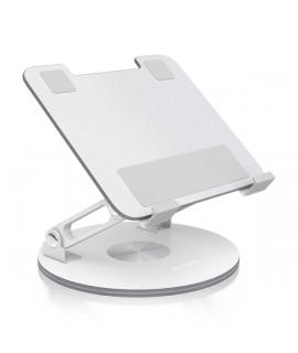 Aisens Soporte de Sobremesa Giratorio Ajustable para Portatil / Tablet 7"-13" - Color Plata