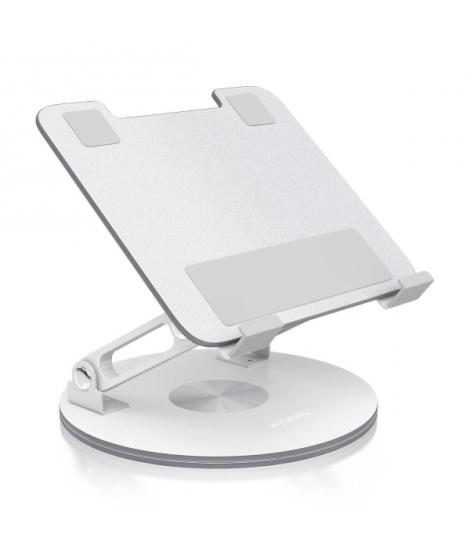 Aisens Soporte de Sobremesa Giratorio Ajustable para Portatil / Tablet 7"-13" - Color Plata