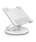 Aisens Soporte de Sobremesa Giratorio Ajustable para Portatil / Tablet 7"-13" - Color Plata