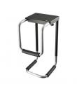 Aisens Soporte Altura Personalizable para CPU por Debajo de Escritorio - Color Negro/Plata