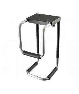 Aisens Soporte Altura Personalizable para CPU por Debajo de Escritorio - Color Negro/Plata