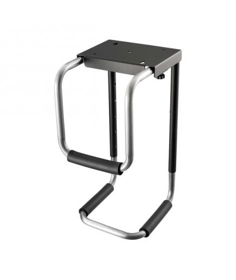 Aisens Soporte Altura Personalizable para CPU por Debajo de Escritorio - Color Negro/Plata