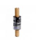 Zebra 2300 Wax Pack de 12 Cintas de Transferencia Termica Original de Cera - Ancho 33mm, Longitud 74m