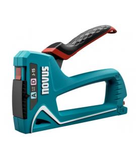 Novus J15 Clavadora/Grapadora - Para Grapas de 4 a 10mm - Cambio de grapa Mediante Mecanismo de Desplazamiento - Bloqueo del Man