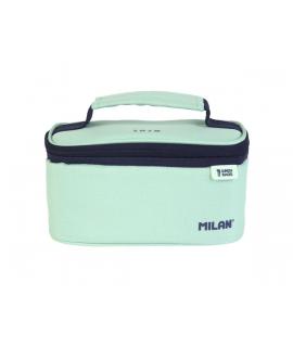 Milan Coleccion 430 Bolsa Isotermica Porta Alimentos 1,5L - Incluye 1 Recipiente para Alimentos - Interior Aislante Termico - Ap