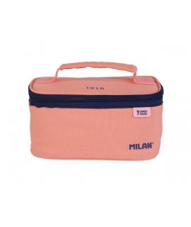 Milan Coleccion 430 Bolsa Isotermica Porta Alimentos 1,5L - Incluye 1 Recipiente para Alimentos - Interior Aislante Termico - Ap