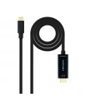 Nanocable Cable Conversor USB-C a HDMI 4K@60HZ - USB-C/M-HDMI/M - 5M - Color Negro