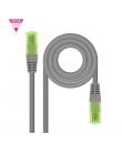 Nanocable Cable Red Latiguillo Cat.6 UTP AWG26 CCA - Longitud 0.30m - Color Gris