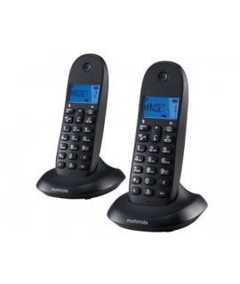 Motorola C1002L Telefono Inalambrico Dect + 1 Supletorio - Identificador de Llamada - Manos Libres
