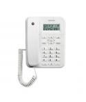 Motorola CT202 Telefono Fijo - Manos Libres - Identificador de Llamadas - Color Blanco